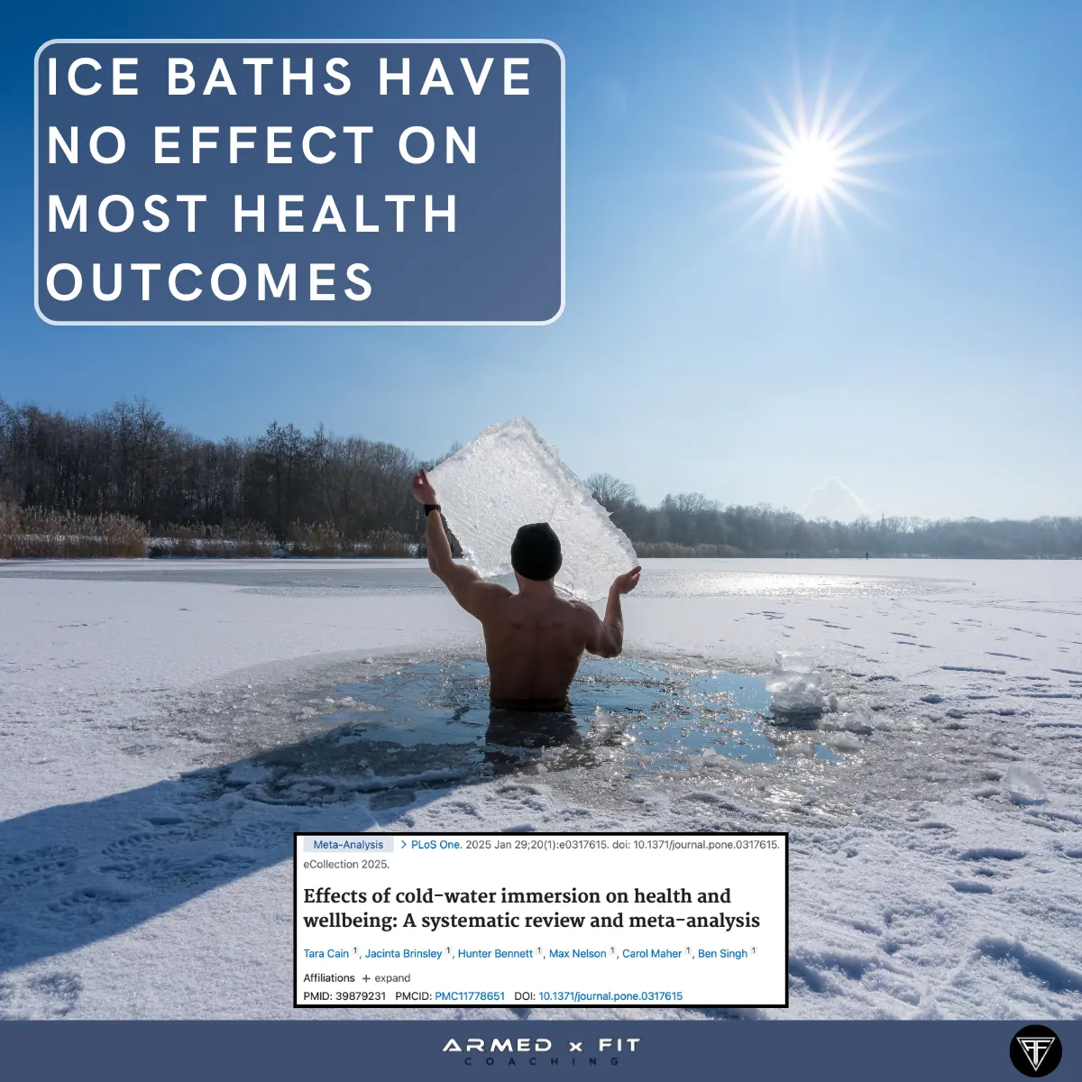 Are Ice Baths Overhyped for Health? What This 2025 Meta-Analysis Actually Found
